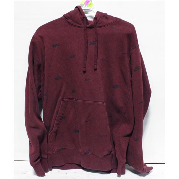MENS M NIKE HOODIE MAROON