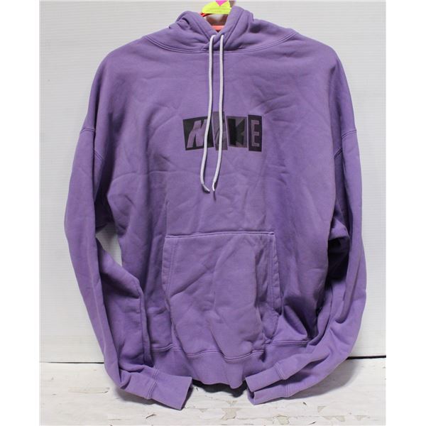 LADIES M NIKE PURPLE HEAVY WINTER HOODIE