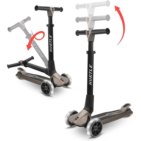 BRAND NEW HURTLE 3 WHEEL FOLDABLE KID SCOOTER