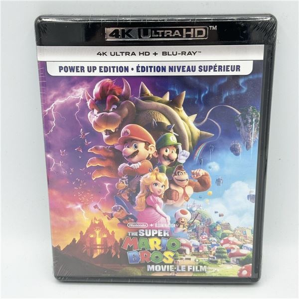 BRAND NEW 4K + BLU-RAY SUPER MARIO BROS MOVIE