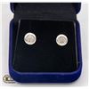 Image 1 : #1428-16 DIAMONDS SET IN A PAIR OF 925 SILVER