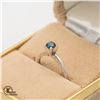 Image 2 : 14CT WHITE GOLD BLUE, GREEN NATURAL DIAMOND