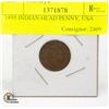 Image 1 : 1895 INDIAN HEAD PENNY, USA