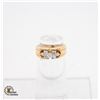 Image 1 : BAILIFF SEIZED: GOLD AND DIAMOND RING - UNKNOWN KT