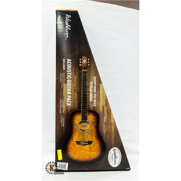 NEW WASHBURN PREMIUM ACOUSTIC GUITAR KIT