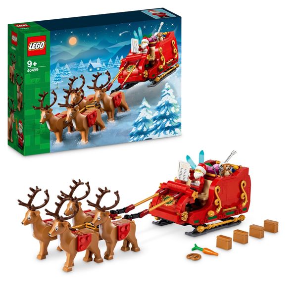 NEW LEGO SANTA'S SLEIGH WITH REINDEER