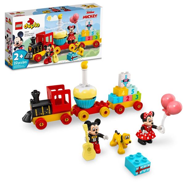 NEW LEGO DUPLO MICKEYS AND MINNIES BIRTHDAY TRAIN