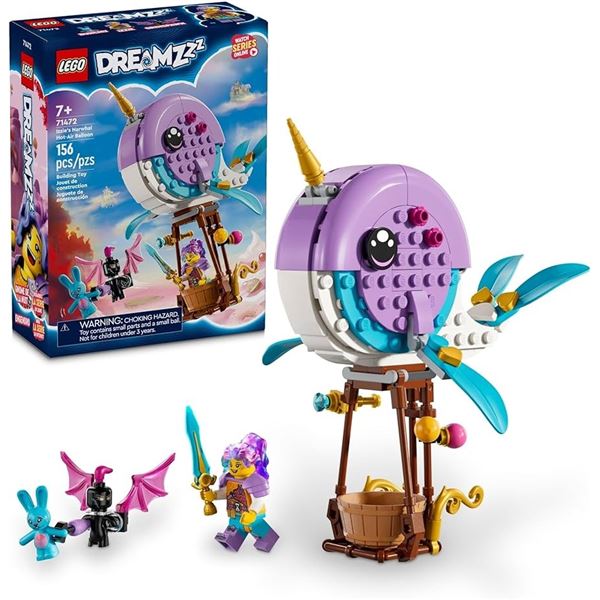 NEW REPACKED LEGO DREAMZZZ IZZIES NARWHAL BALLOON