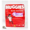 Image 1 : PACK OF 70 HUGGIES LITTLE MOVERS SZ 4 DIAPERS