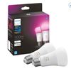 Image 1 : NEW PHILIPS HUE E26 WHITE & COLOR 1100LM HUE BULBS