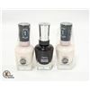 Image 1 : LOT OF THREE NEW SALLY HANSON NAIL POLISH
