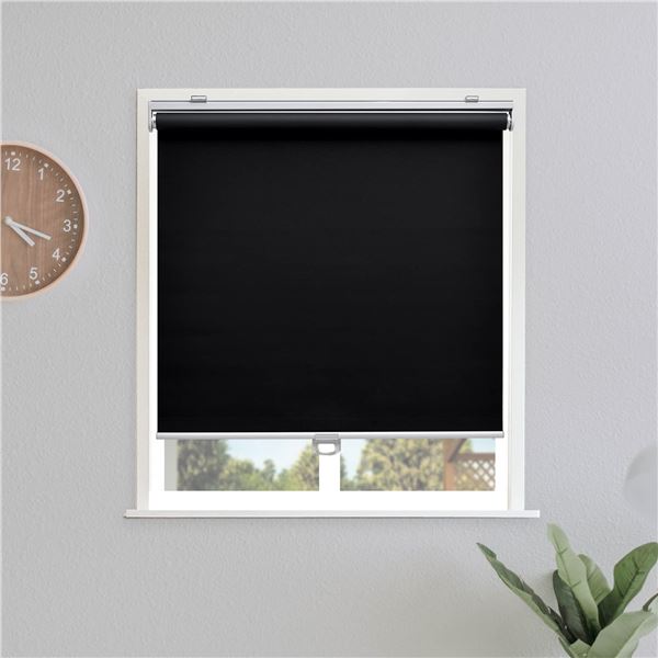 NEW SUNOFF 30" X 3" HIGH BLACK ROLLER BLIND