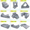 Image 3 : BRAND NEW DREAMANIA 7PCS KIDS PLAY COUCH - GREY