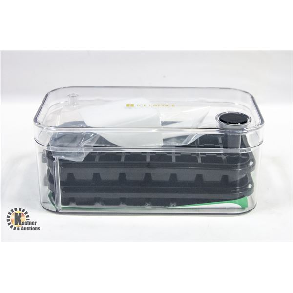 NEW COVERED ICE TRAY BLACK