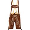 Image 1 : NEW MEDIUM BROWN LEDERHOSEN SIZE 42