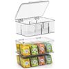 Image 1 : NEW PACK OF 3 KICHLY TEA BAG ORGANIZER