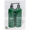 Image 1 : NEW 2 BOTTLES OF BOTANIC HEARTH TEA TREE SHAMPOO