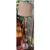 Image 1 : BAILIFF SEIZURE- BRUSHED NICKLE FLOOR LAMP W/