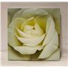 Image 1 : BAILIFF SEIZURE- WHITE ROSE CANVAS PICTURE