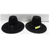 Image 1 : UNCLAIMED PAIR OF PILGRAM HATS
