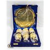 Image 1 : BAILIFF SEIZURE-BRASS COMMUNION SET IN VELVET CASE