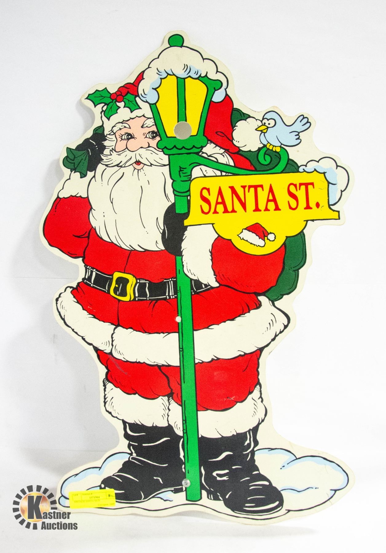 Sanata Sign VINTAGE SANTA SIGN