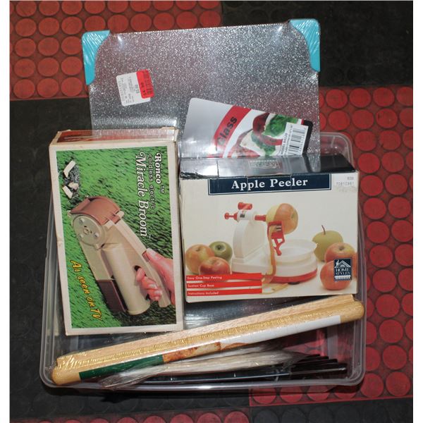 BAILIFF SEIZURE- LOT OF MISC HOUSEWARES; CUTTING