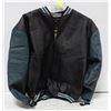 Image 1 : NEW DRAGONCOLLECTION BLACK/GREEN LEATHER JACKET M