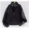 Image 1 : NEW B&W COLLECTION 50% BLACK LEATHER JACKET XL