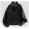 Image 1 : NEW B&W COLLECTION 50% BLACK LEATHER JACKET XL