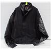 Image 1 : NEW B&W COLLECTION 50% BLACK LEATHER JACKET XL