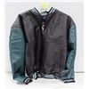 Image 1 : NEW DRAGONCOLLECTION BLACK/GREEN LEATHER JACKET S