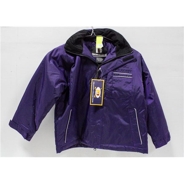 NEW DRAGON COLLECTION PURPLE WINTER JACKET M
