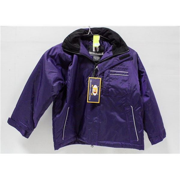 NEW DRAGON COLLECTION PURPLE WINTER JACKET M