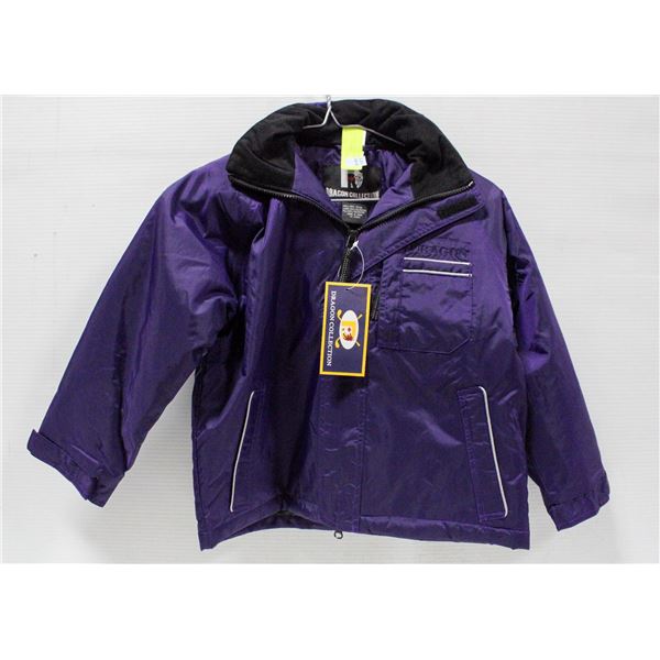 NEW DRAGON COLLECTION PURPLE WINTER JACKET M