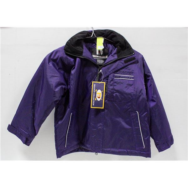 NEW DRAGON COLLECTION PURPLE WINTER JACKET M