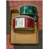 Image 1 : KIRKLAND CHRISTMAS RIBBON 50YD 2PCS NEW
