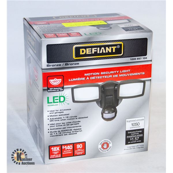 NEW DEFIANT LED MOTION SECURITY LIGHT