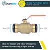 Image 2 : NEW SHARKBITE 2" BALL VALVE BRASS PLUMING FITTING