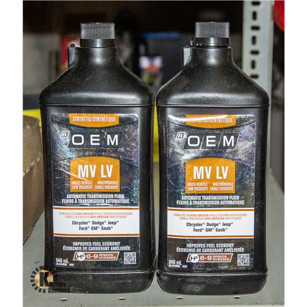 2 OEM SYNTHETIC AUTO TRANSMISSION FLUID
