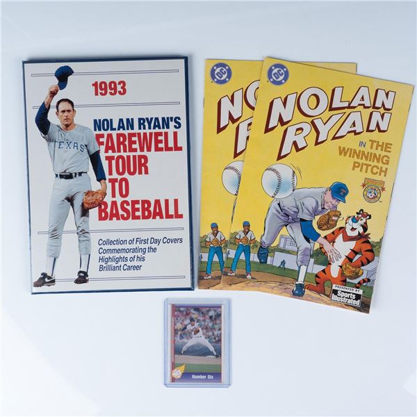 4pc Nolan Ryan Collectible Grouping
