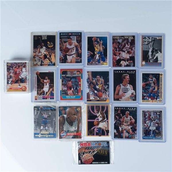 17pc Basketball Trading Card Grouping