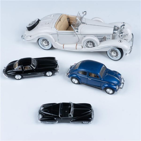 4pc Mercedes-Benz, Volkswagen, & Buick Model Cars