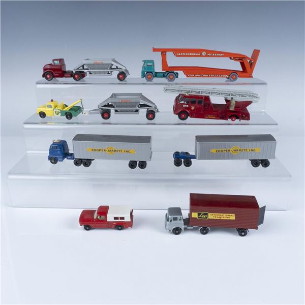 8pc Vintage Matchbox Lesney Service And Transport Trucks