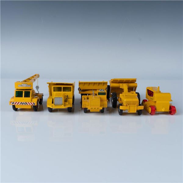 7pc Vintage Matchbox Lesney Construction Trucks