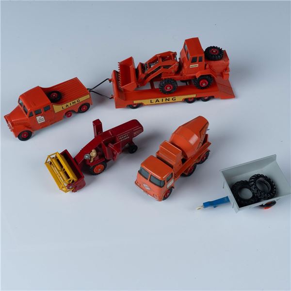 8pc Vintage Matchbox Lesney Die Cast Construction Trucks