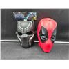 Image 1 : Marvel Black Panther Mask and Dead Pool Mask