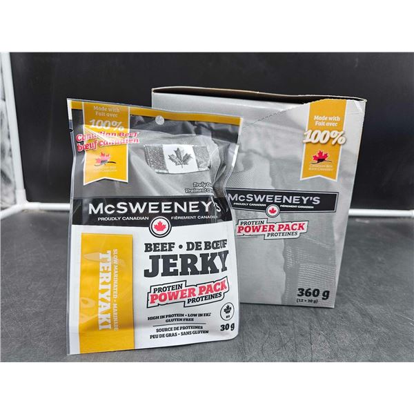 McSweeney's Beef Jerky-Teriyaki (12 x 30g)