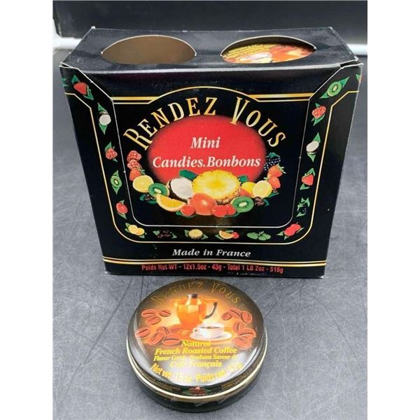 Rendez Vous Natural French Roasted Coffee Flavour Candy (12 x 43g)