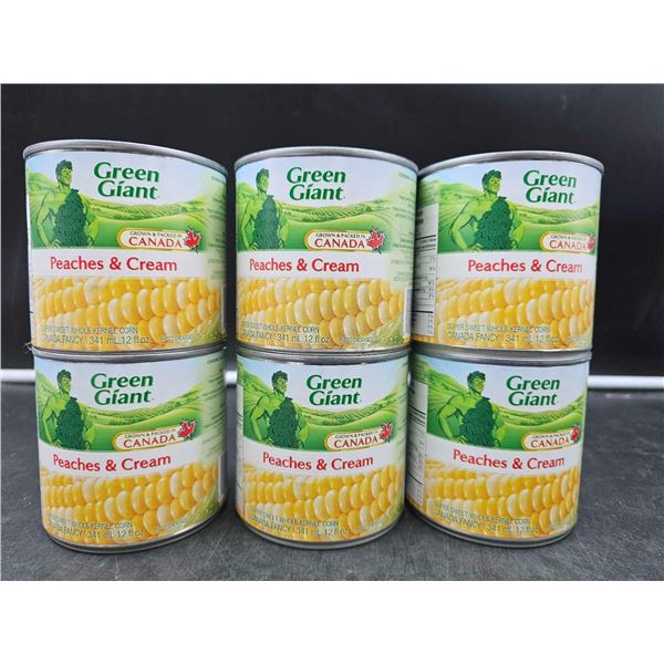 Green Giant Peaches & Cream Canned Corn (6 x 341ml)